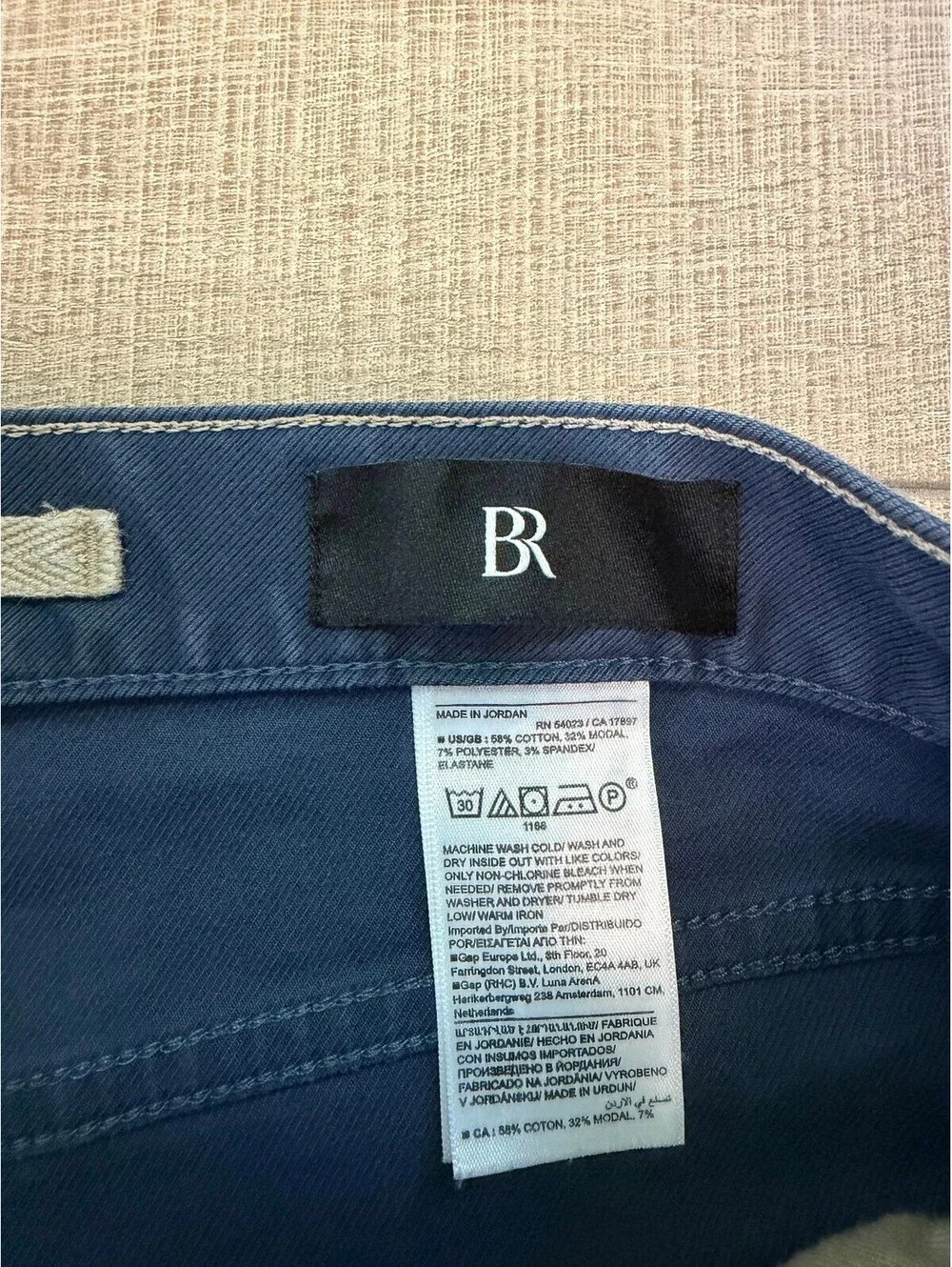 Banana Republic Slim Fit Blue 5-Pocket Pants – Men’s 34x34